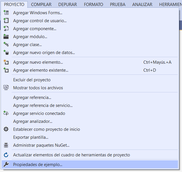 VS - PROYECTO - Propiedades